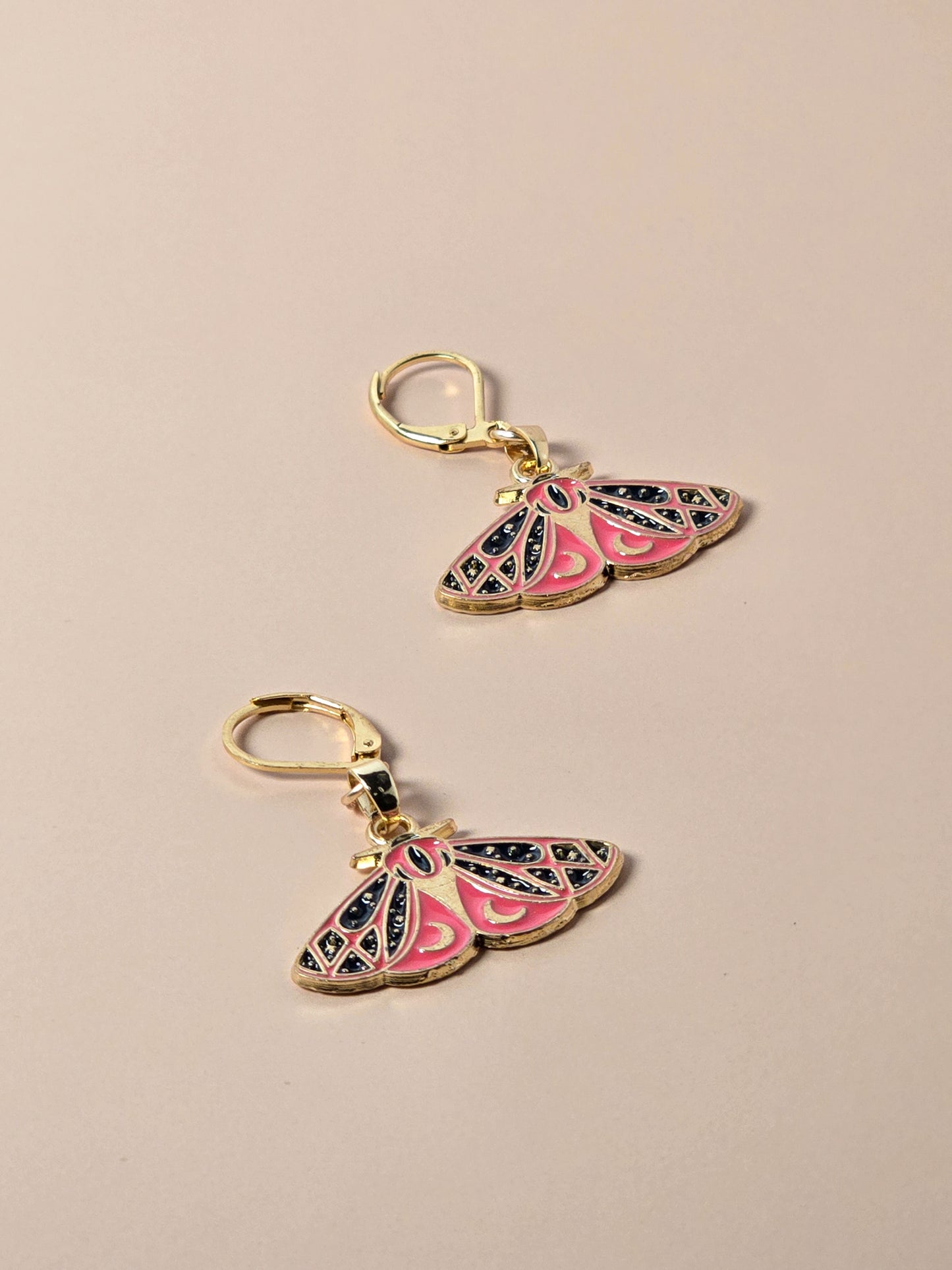 Celestial Moth Earrings