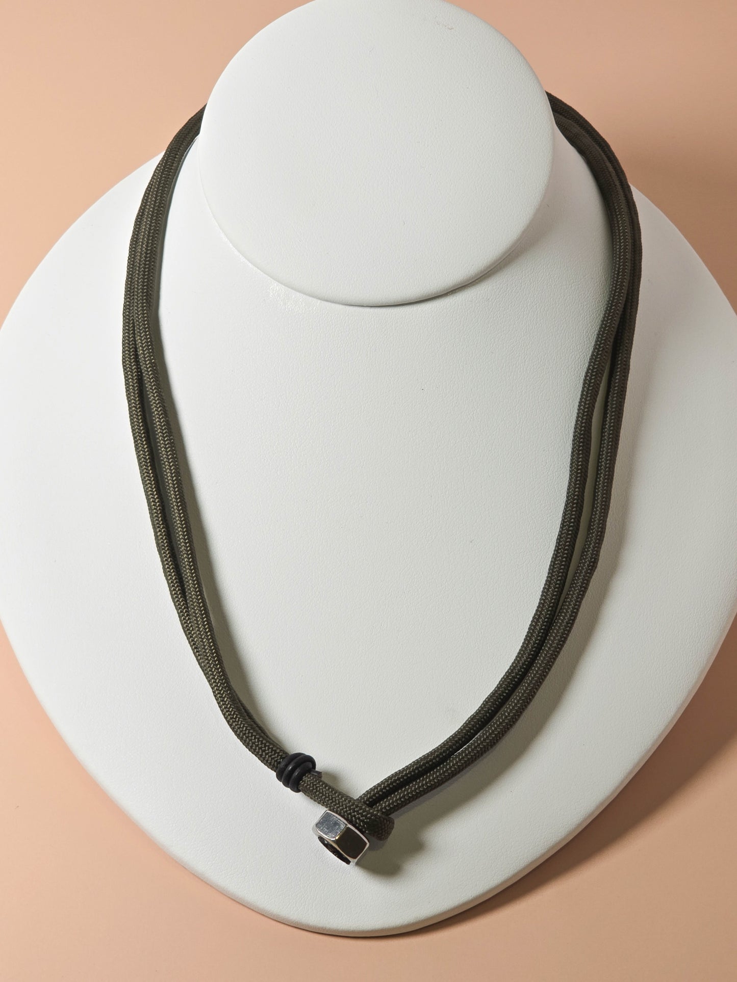 Olive Drab Paracord Necklace