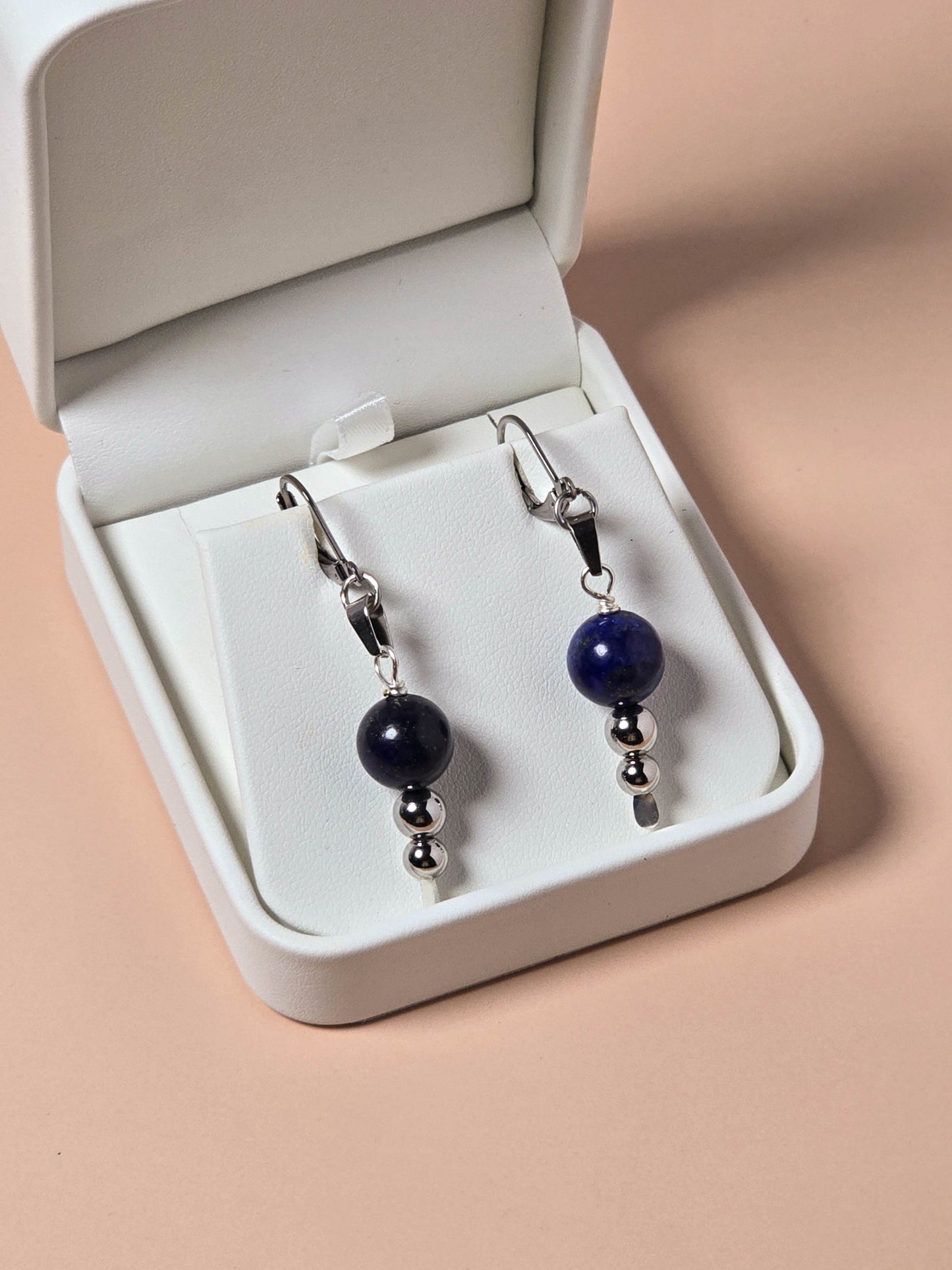 Lapis Lazuli Drop Earrings