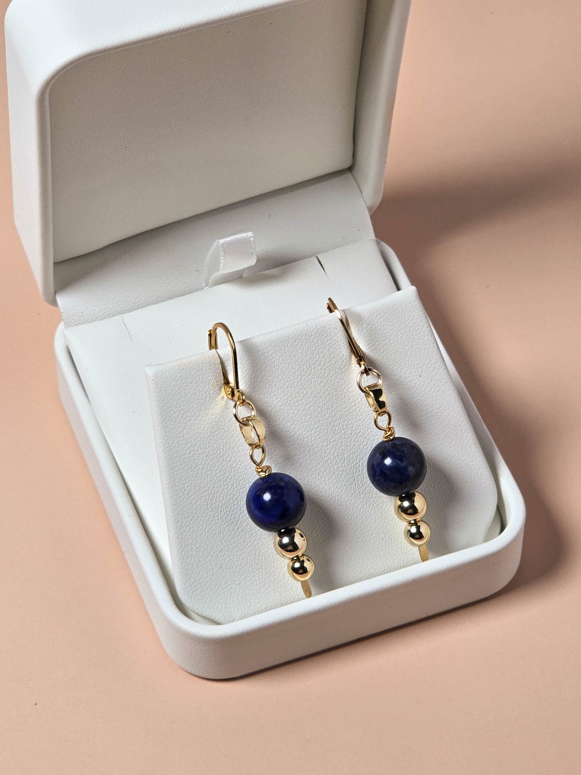 Lapis Lazuli Drop Earrings