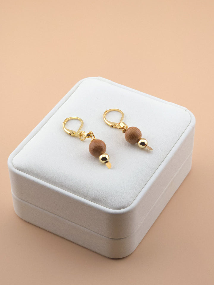 Rosewood Drop Earrings