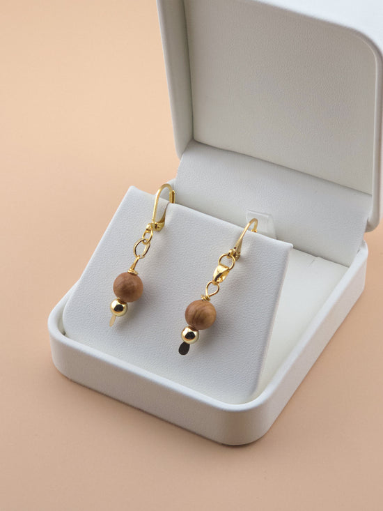 Rosewood Drop Earrings